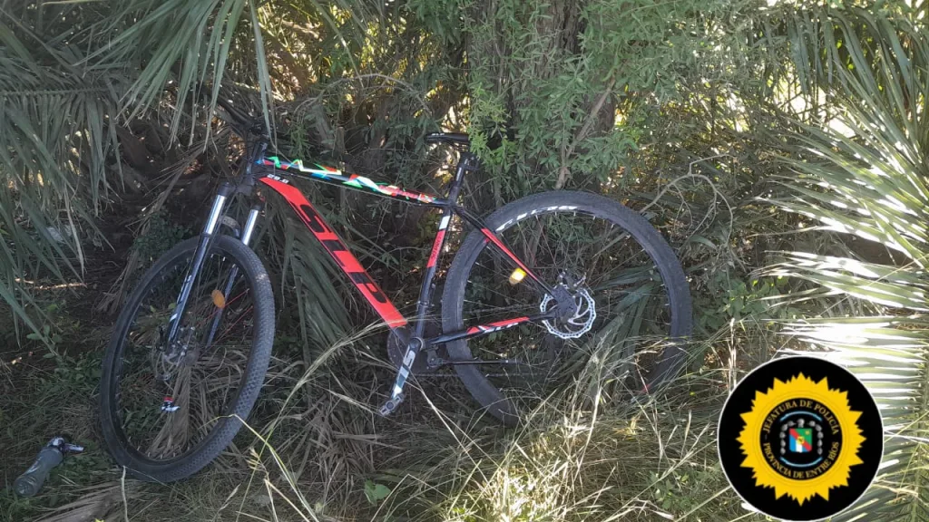 Robaron una bicicleta en Caseros; gracias a las cámaras de seguridad y a la rápida acción policial, la recuperaron