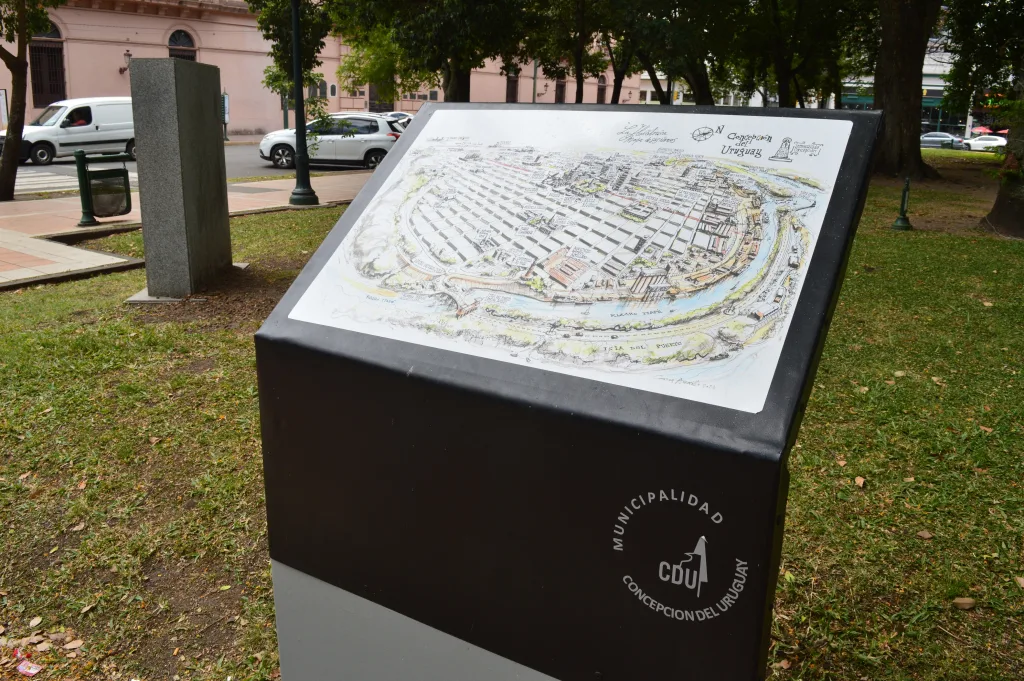 Realizan tareas de embellecimiento del casco histórico