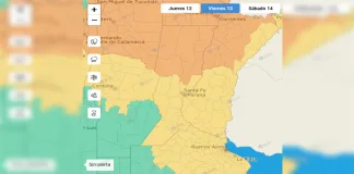 Alerta amarillo por fuertes tormentas para Entre Ríos