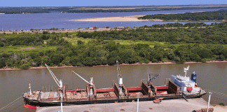 Cargó el primer buque del año en Concepción del Uruguay, y el viernes ingresa el segundo