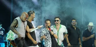Los Caligaris y Los Tekis lo dieron todo en la Fiesta Nacional de la Playa