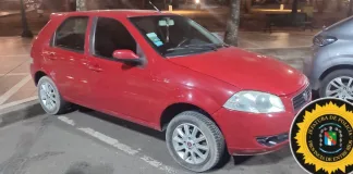 Retuvieron un vehículo por alcoholemia positiva