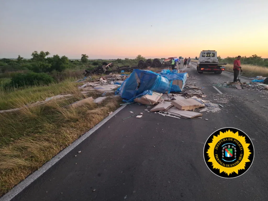 Accidente en el Viaducto Rosario – Victoria: Deja un Lesionado