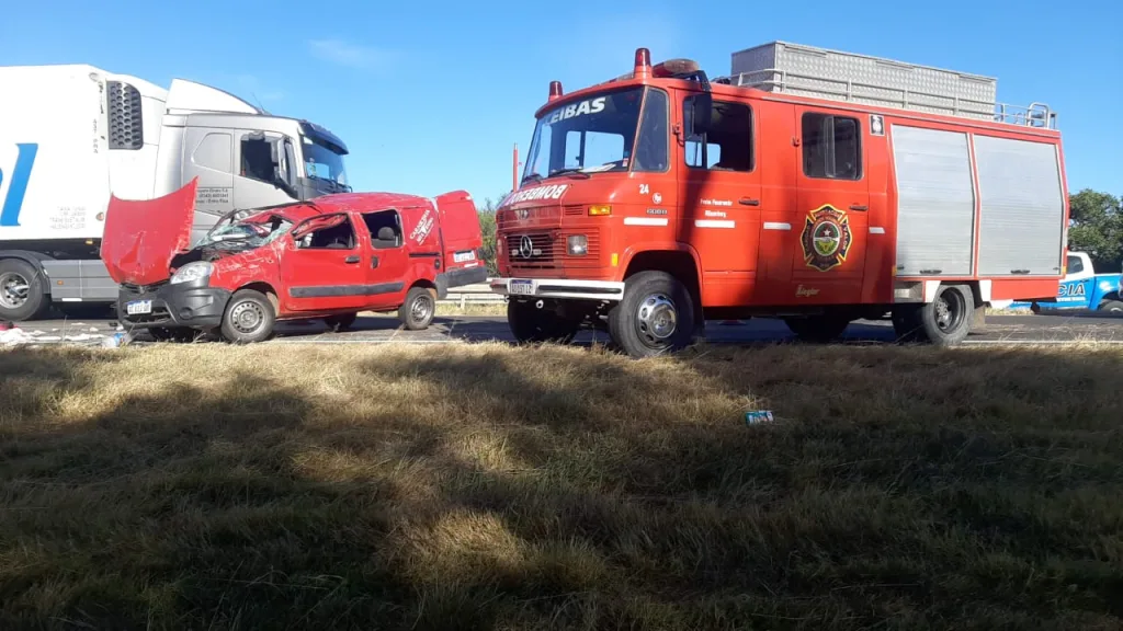 Ruta 12: Se confirmó el fallecimiento de la mujer tras violento vuelco en Ceibas