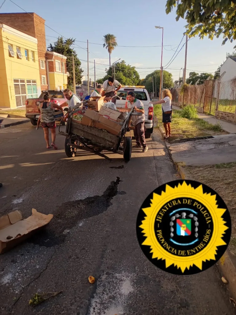 Secuestran carro con carga pesada tirado por un equino: Acción conjunta de Policía y Municipio ante maltrato animal