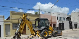 Detectaron un socavón y trabajaron de manera preventiva