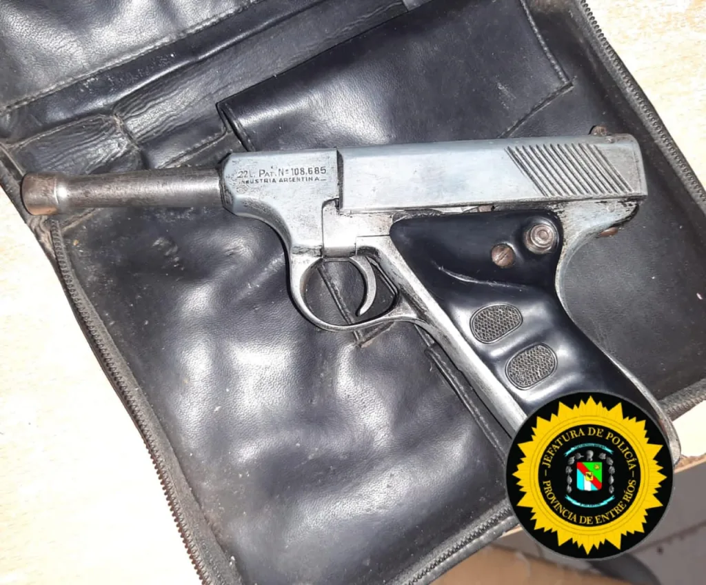 Secuestro de arma de fuego en una investigación por violencia familiar