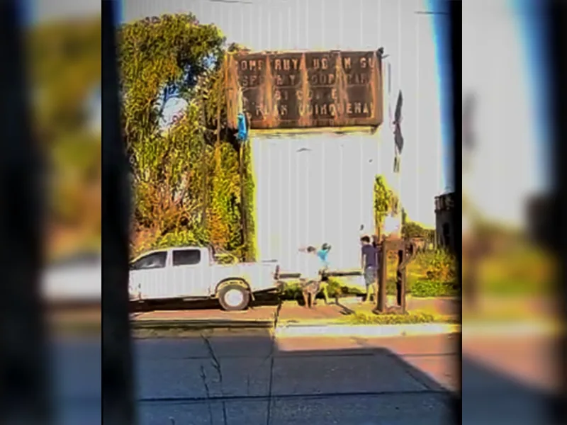 Robaron durmientes a plena luz del día y fueron captados en vídeo