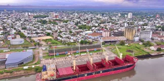 Comenzó la carga de una nueva exportación desde el Puerto de Concepción del Uruguay
