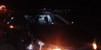 Dos jóvenes resultan heridos en accidente sobre ruta 130