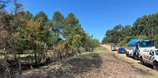 Tragedia en Colonia Yeruá: Un hombre murió electrocutado al intentar apagar un incendio