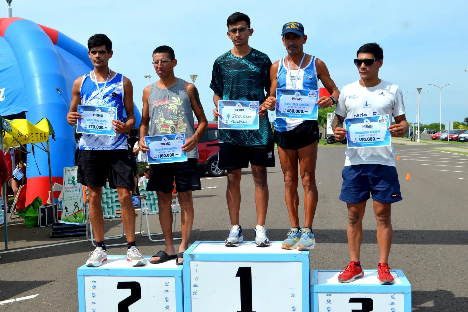 Maraton de la Playa 1 Uruguayenses