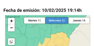 Alerta Amarilla por tormentas en Entre Ríos: Fuertes lluvias y riesgo de granizo