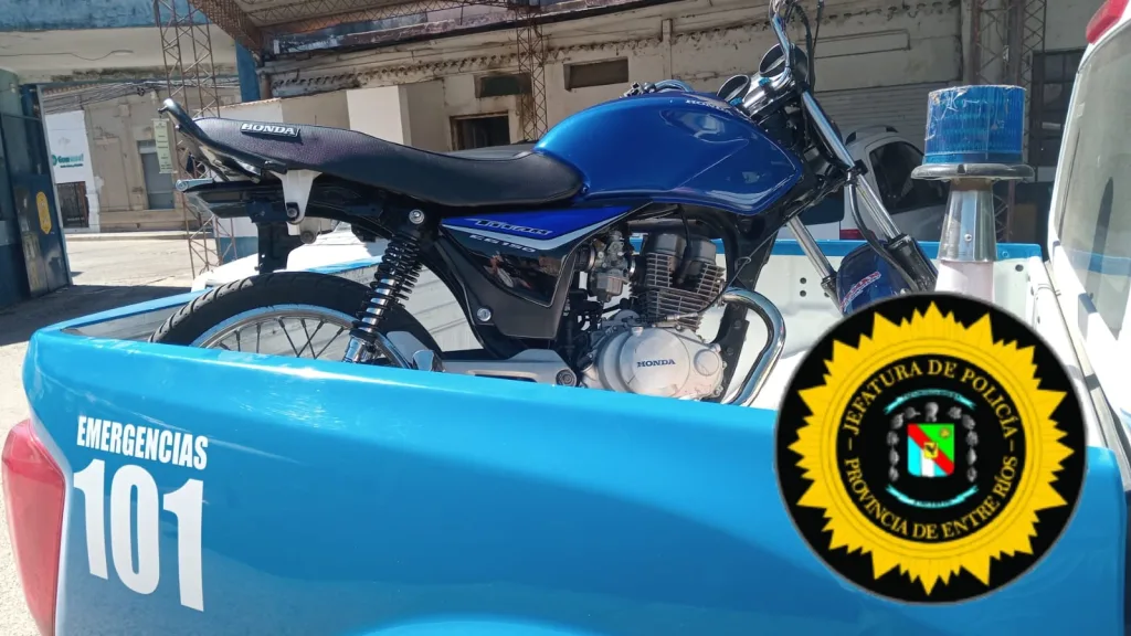 Recuperan motovehículo sustraído en un allanamiento en Barrio La Concepción