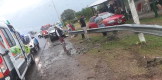 Siniestros Viales en la Autovía N°12: intervenciones rápidas y sin lesionados graves