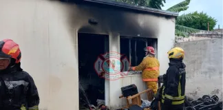 Se incendió un departamento en el Barrio Santa Teresita