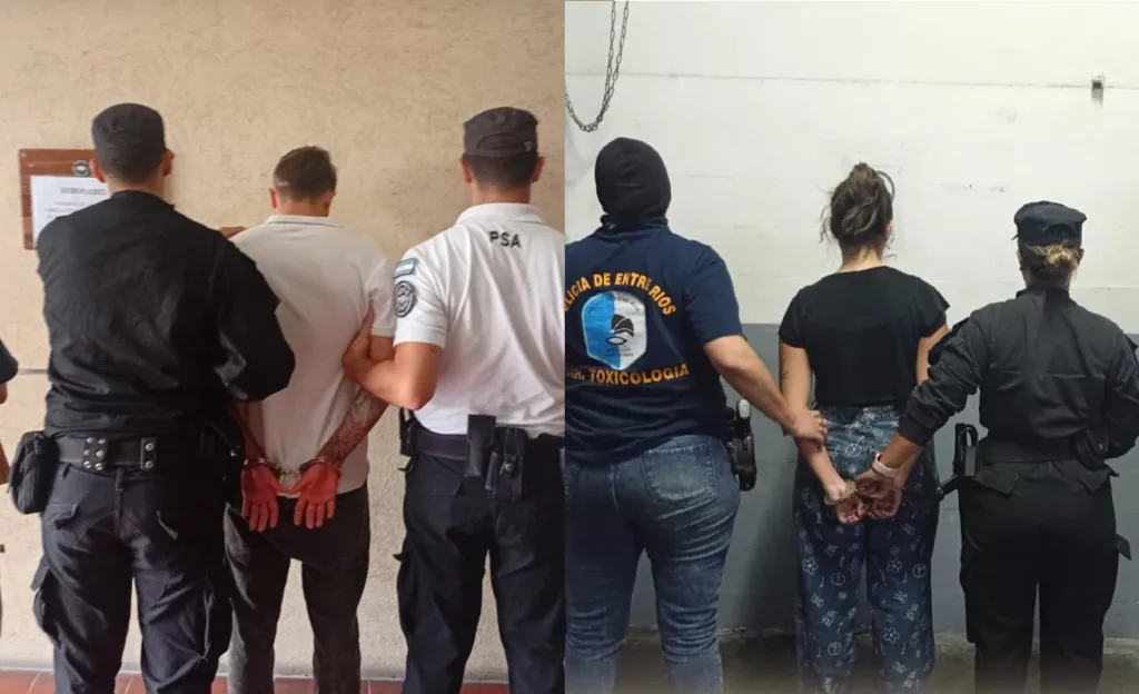 Narcotráfico: Capturan en Ezeiza a dos peligrosos prófugos de Entre Ríos tras llegar de Colombia