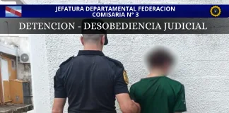 Violenta discusión familiar termina con un hombre apuñalado en Federación