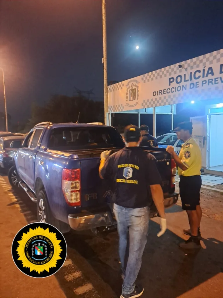 Detenido por tenencia ilegal de estupefacientes en control rutinario en Brazo Largo