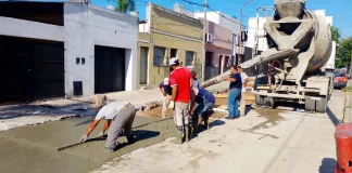 Se completaron los arreglos en calle Dra. Ratto