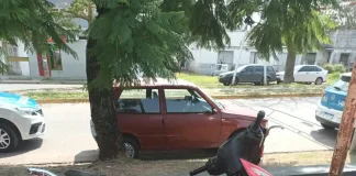 Personal policial secuestro una moto robada