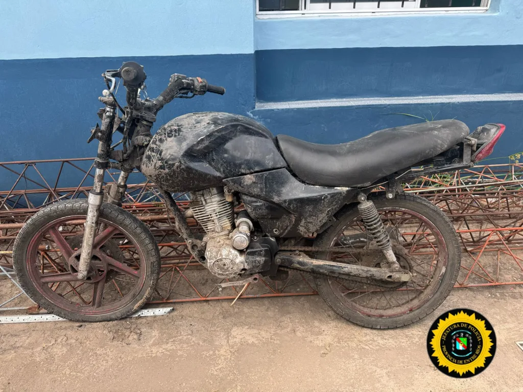Basavilbaso: secuestraron una moto abandonada