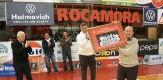 Homenajearon la historia deportiva de Rocamora