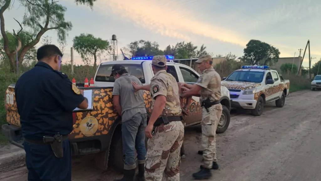 Cuatro carneadores fueron detenidos, incluyendo un menor de edad