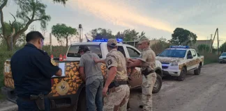 Cuatro carneadores fueron detenidos, incluyendo un menor de edad