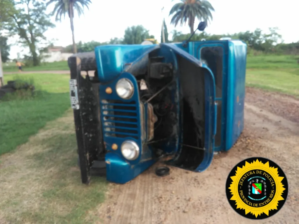 Departamento Uruguay: Siniestro Vial con Lesionado Grave en Líbaros