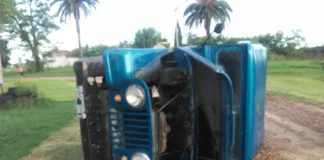 Departamento Uruguay: Siniestro Vial con Lesionado Grave en Líbaros