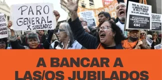 Este miércoles: Marcha en defensa de los jubilados en Plaza Ramírez