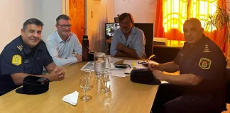 Reunión de coordinación entre la Comisaría de Colonia Elía y el Municipio