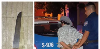 Detienen a un hombre armado tras causar disturbios en un domicilio