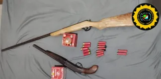 Amenazas calificadas y allanamiento con secuestro de armas en Santa Anita