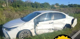 Dos vehículos colisionaron en la mañana de hoy en ruta 12