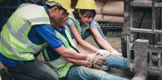 Accidente laboral: masculino sufre graves lesiones tras caer de un techo