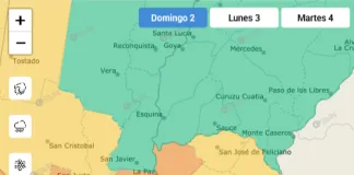Entre Ríos: Elevan a naranja el nivel de alerta por tormentas severas