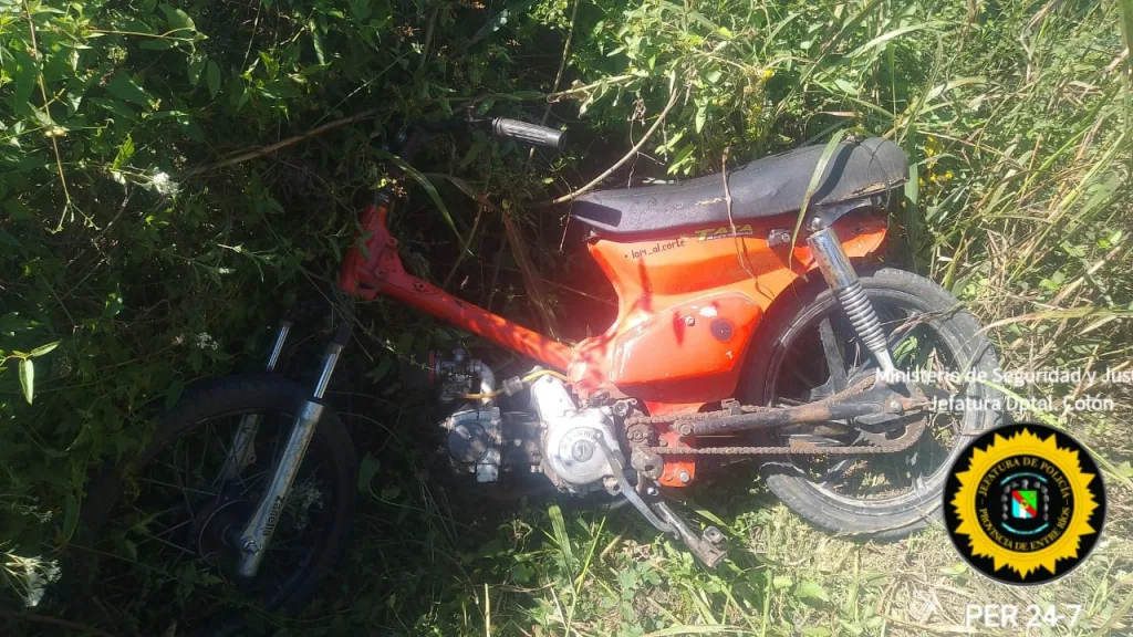 San José: Secuestran una motocicleta para establecer la propiedad, radicada en Concepción del Uruguay