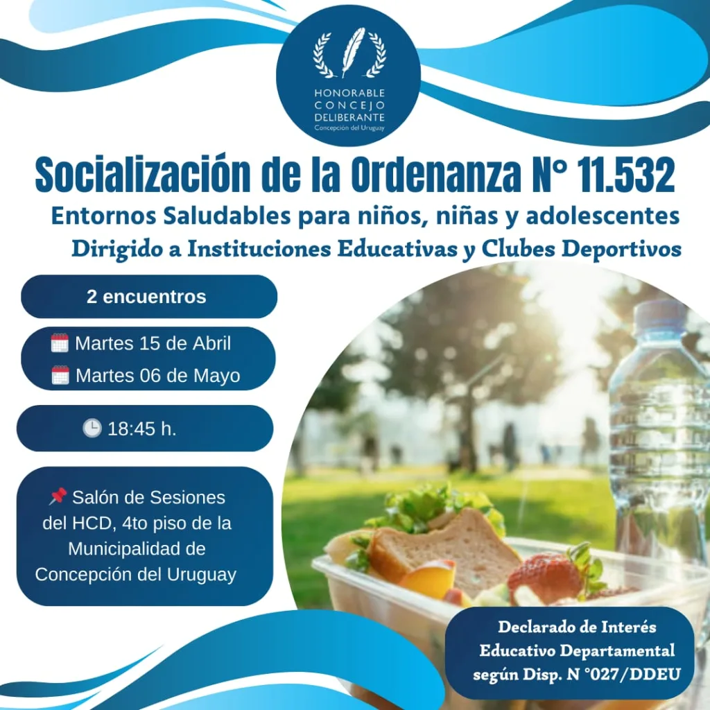 Concepción del Uruguay impulsa entornos saludables para la niñez y adolescencia