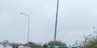 Una vecina de Pronunciamiento despistó en la Autovía y terminó en la calzada