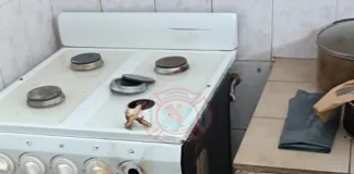 Principio de incendio en una vivienda