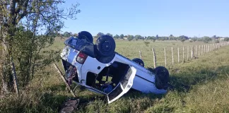 Accidente en Ruta 41 cerca de La Clarita: Madre e hija con heridas leves tras vuelco