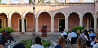 El Dr. Sauret expuso en el Palacio San José una reflexión sobre la presidencia de Urquiza