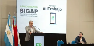 El gobierno presentó la app Mi Trabajo para empleados de la administración pública