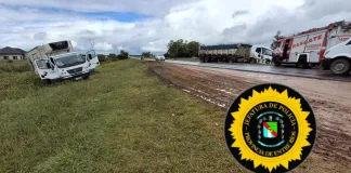 Ruta 39: Colisión entre camiones deja heridos leves