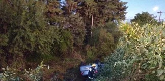 Misterioso vuelco en Ruta 11: hallan auto sin ocupantes y buscan al dueño