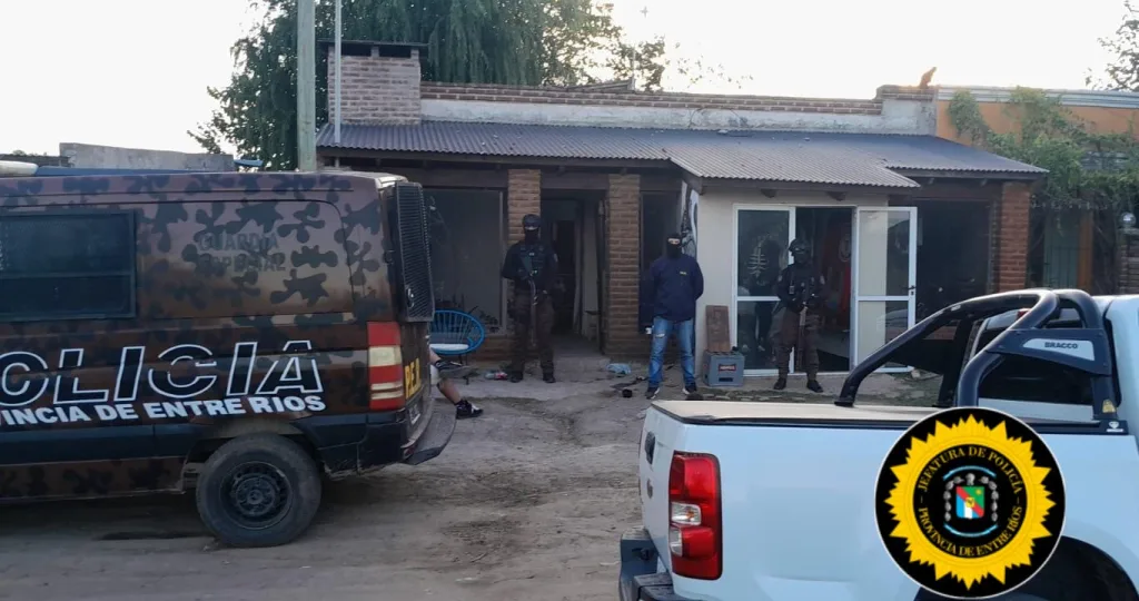 Allanamientos en Gualeguay: desarticulan presunto punto de venta de drogas al menudeo