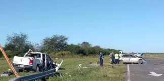 Trágico siniestro vial en cruce de rutas nacional 127 y provincial 32