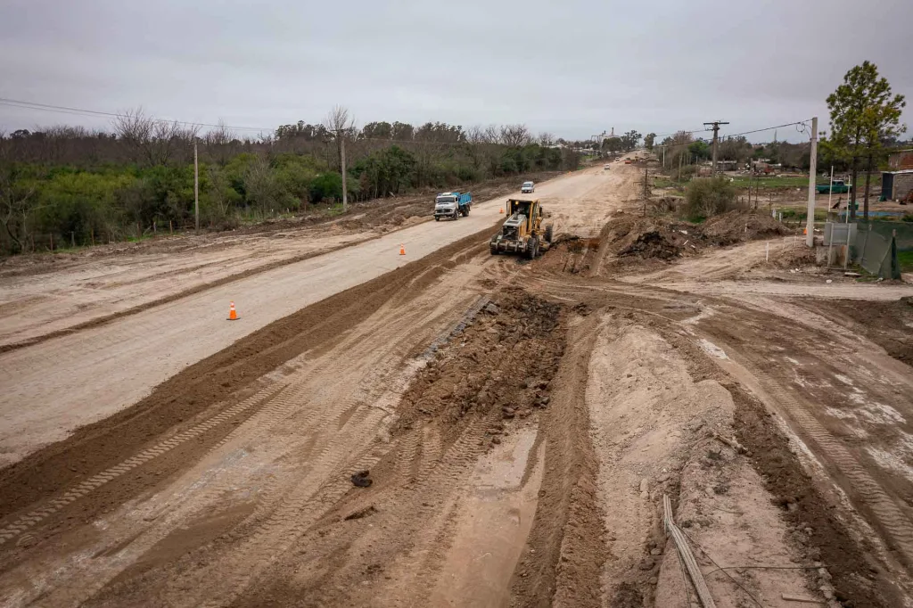 Se reinicia la obra de pavimentación del acceso norte a Concepción del Uruguay